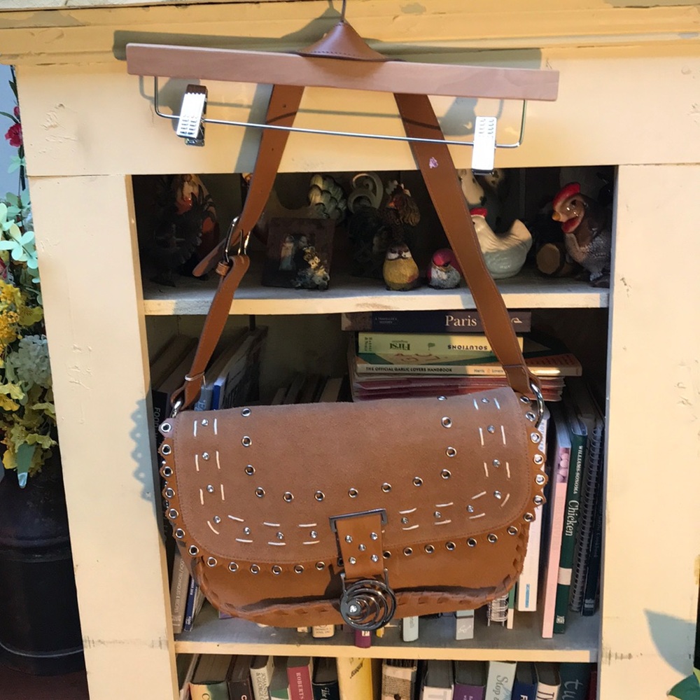 Eurowellness suede handbag